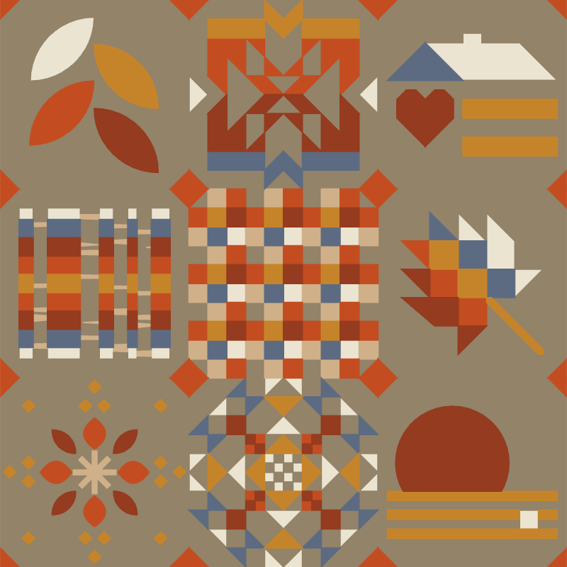 Sweater Weather Sampler Quilt Kit - #2