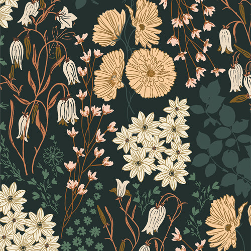 Flannel Bluebells and Buttercups- 1/4 Yard